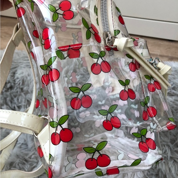 Cherry mini PVC backpack - Picture 2 of 4